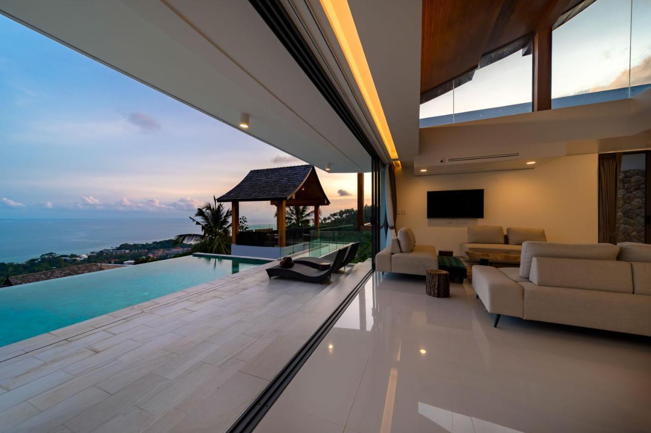 Samui Relax Airfreshing Privacy Modern Luxury Seaview Natural Rainforest Infinity Pool Villa With 3 Beds Suits With Housekeeper Koh Samui Bagian luar foto