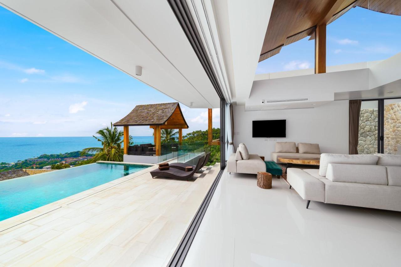 Samui Relax Airfreshing Privacy Modern Luxury Seaview Natural Rainforest Infinity Pool Villa With 3 Beds Suits With Housekeeper Koh Samui Bagian luar foto