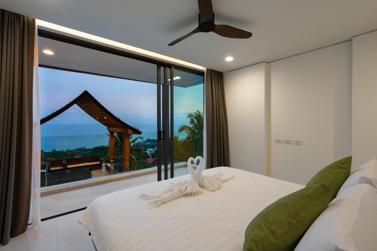 Samui Relax Airfreshing Privacy Modern Luxury Seaview Natural Rainforest Infinity Pool Villa With 3 Beds Suits With Housekeeper Koh Samui Bagian luar foto